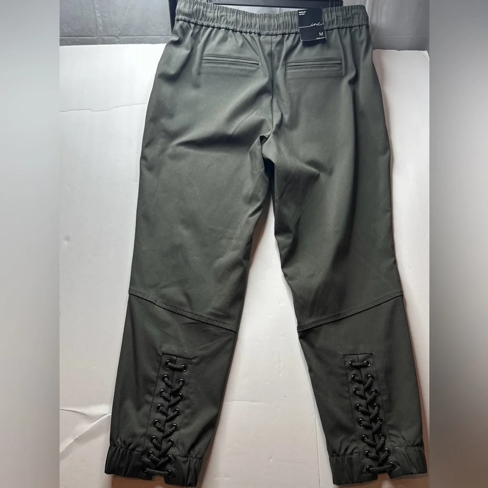 INC International Concepts Olive Jogger Pants - Picture 7 of 13